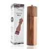 Wooden Salt and Pepper Grinder Set Manual Salt and Pepper Mills for Seasoning; Meal Prep; Cooking; Serving; Dining; BBQ Tools