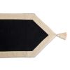 Thyme & Table Handmade Table Runner, Black Gold, 72 x 14