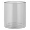 Thyme & Table 13oz Double Wall Drinking Glass, Clear