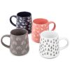 Thyme & Table Assorted Stoneware Coffee Mugs, 16 fl oz, Set of 4