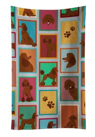 Lots of Chocolate Standard Poodle Kitchen Towel Dish Cloths Guest Hand Towel Decorative Bathroom Towel for Face,Tea, Dishcloth, Kitchen and Bath