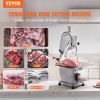 VEVOR Commercial Electric Meat Bandsaw, 1500W Stainless Steel Countertop Bone Sawing Machine, Workbeach 19.3" x 15", 0.16-7.9 Inch Cutting Thickness