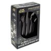 Thyme & Table 40-Piece Royal Stainless Steel Flatware Set, Black