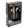 Thyme & Table 20-Piece Arden Stainless Steel Flatware Set, Bronze