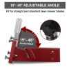 Lawn Mower Blade Sharpener 15°-45° Adjustable Sharpener for Straight and Standard Lawn Mower Blades